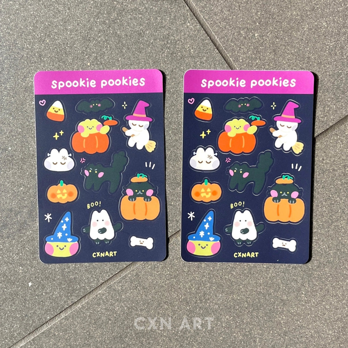 Spookie Pookies Sticker Sheet