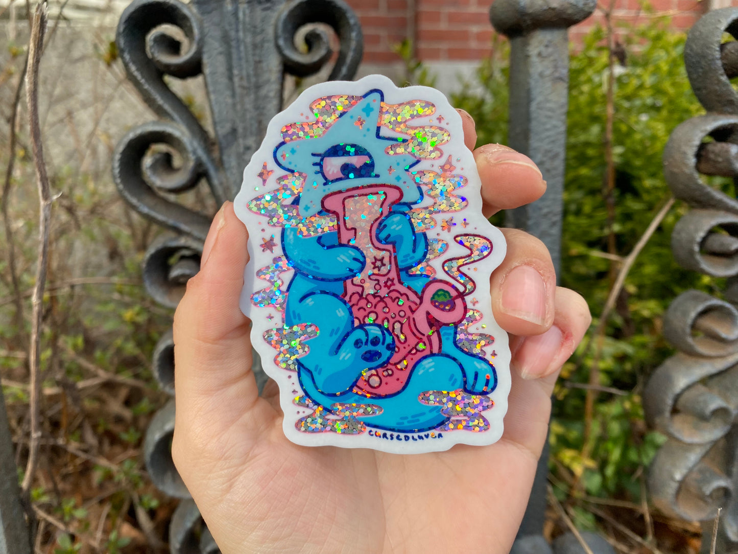 STARPION BONG GLITTER STICKER