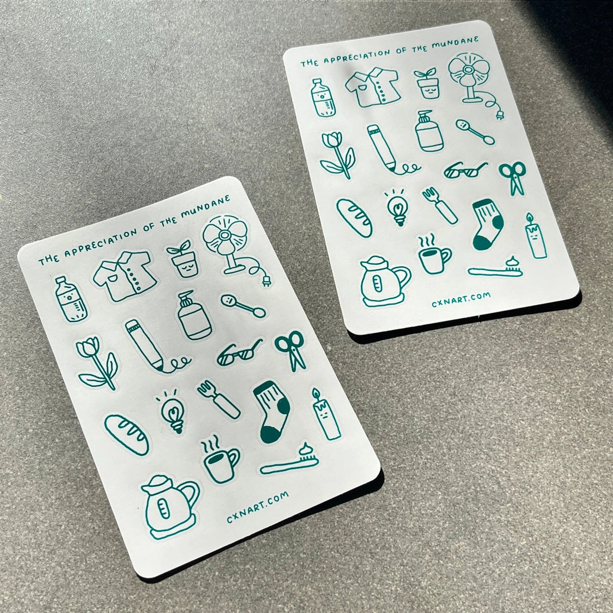 Appreciation of the Mundane Sticker Sheet