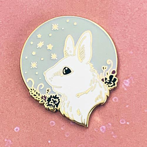 Bunny Moon Pin