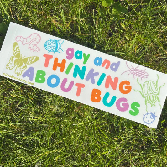 Gay Bugs Bumper Sticker
