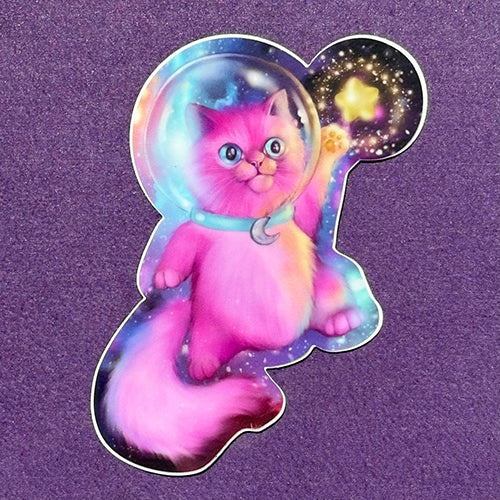 Astronaut Cat Sticker