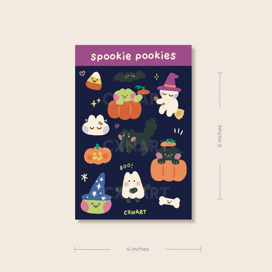 Spookie Pookies Sticker Sheet