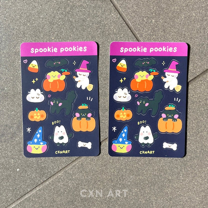 Spookie Pookies Sticker Sheet