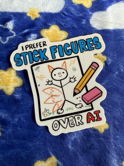Stick Figures Over AI