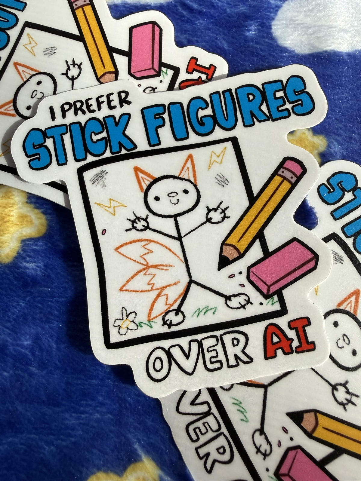 Stick Figures Over AI