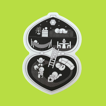 Smiski Locket, Glow in the Dark