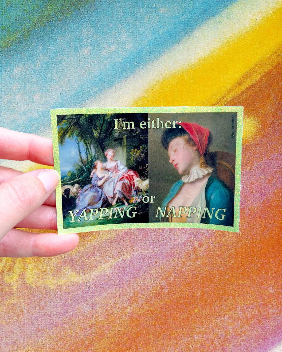 Yapiing Yapping or Napping – Sticker Witches
