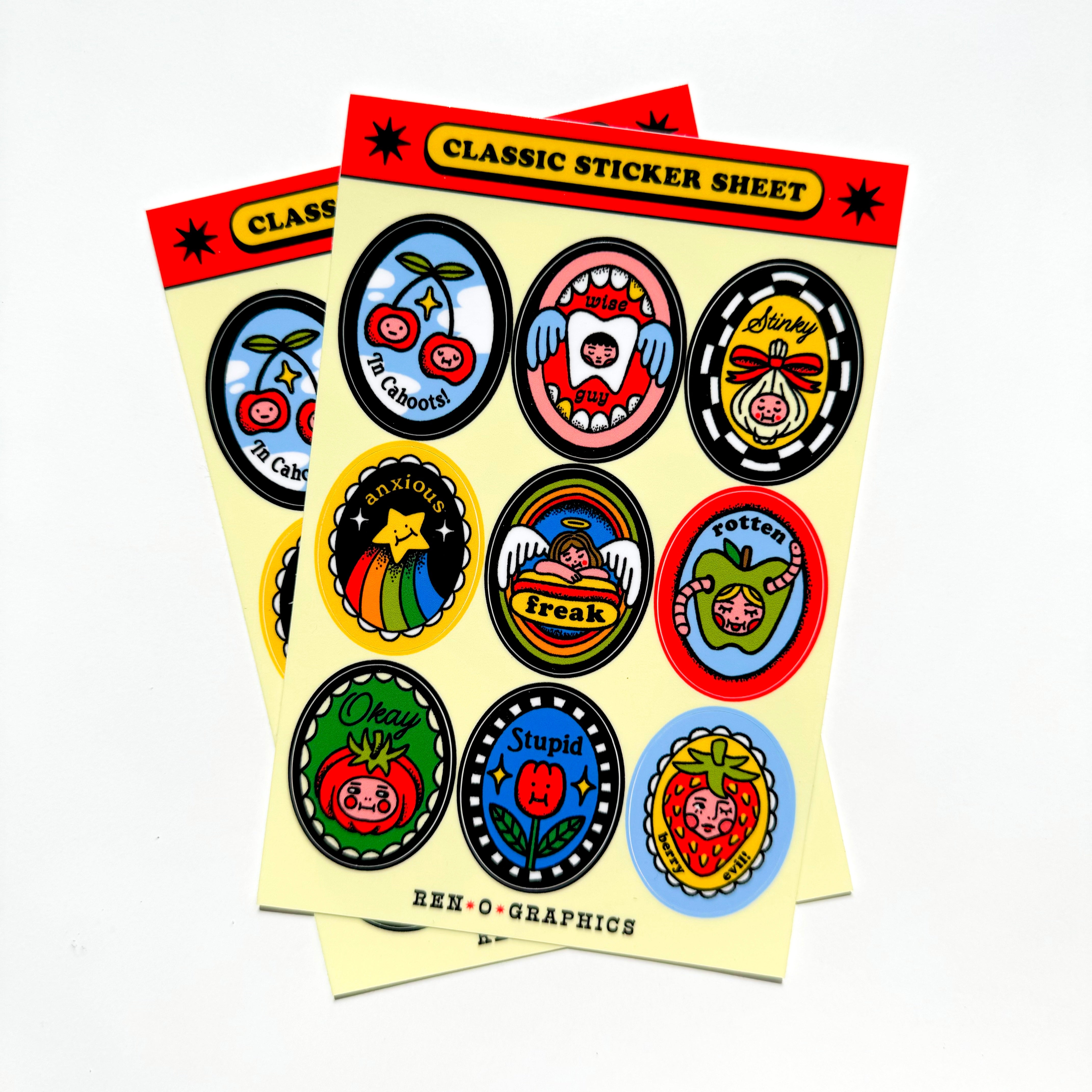 Classic Sticker Sheet – Sticker Witches