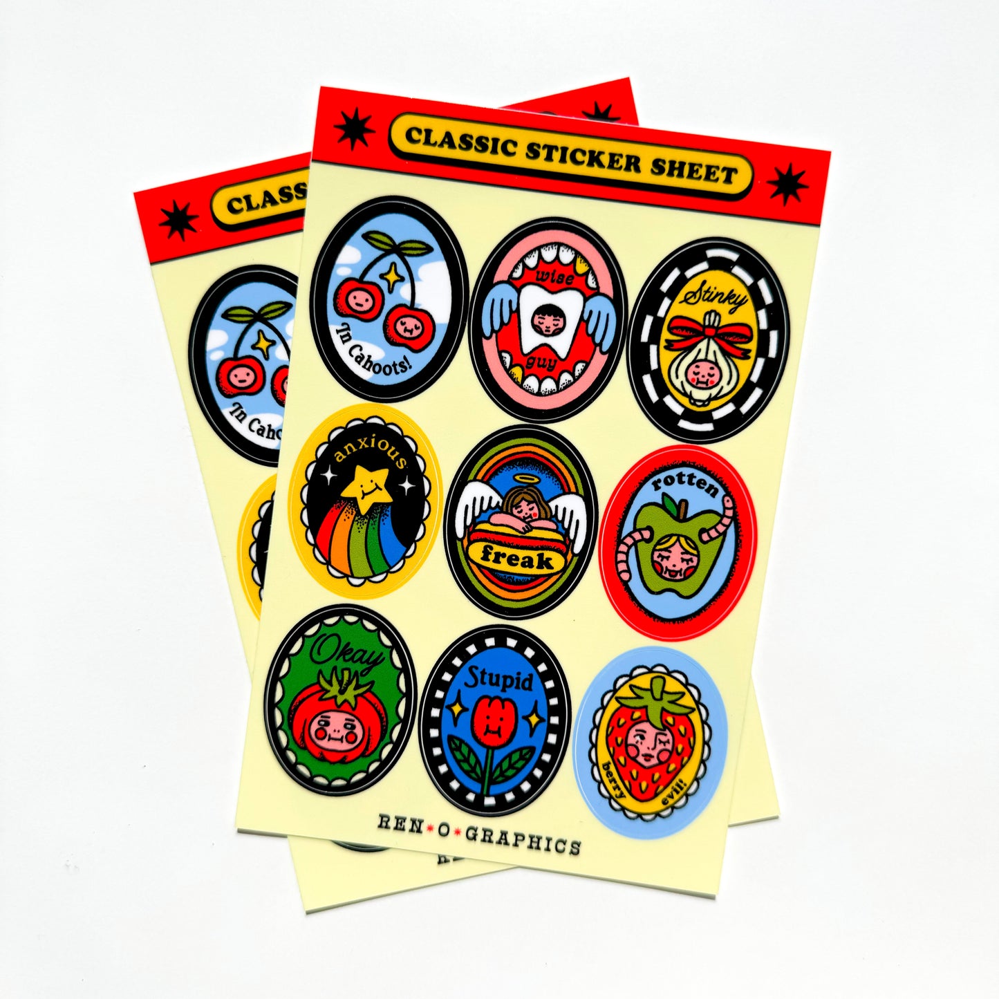 Classic Sticker Sheet